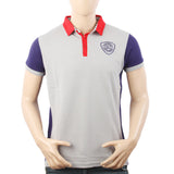 Men's Half Sleeves Polo T-Shirt - Light Grey, Men's T-Shirts & Polos, Chase Value, Chase Value