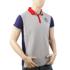 Men's Half Sleeves Polo T-Shirt - Light Grey, Men's T-Shirts & Polos, Chase Value, Chase Value