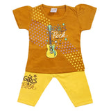Newborn Girls Half Sleeves Suit - Yellow, Kids, Newborn Girls Sets And Suits, Chase Value, Chase Value