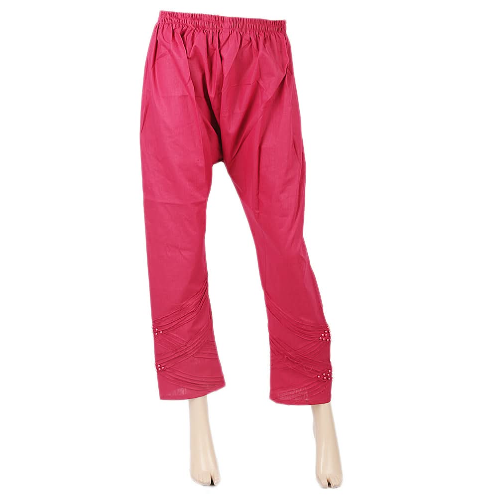 Women's Trouser With Moti - Hot Pink, Women, Pants & Tights, Chase Value, Chase Value
