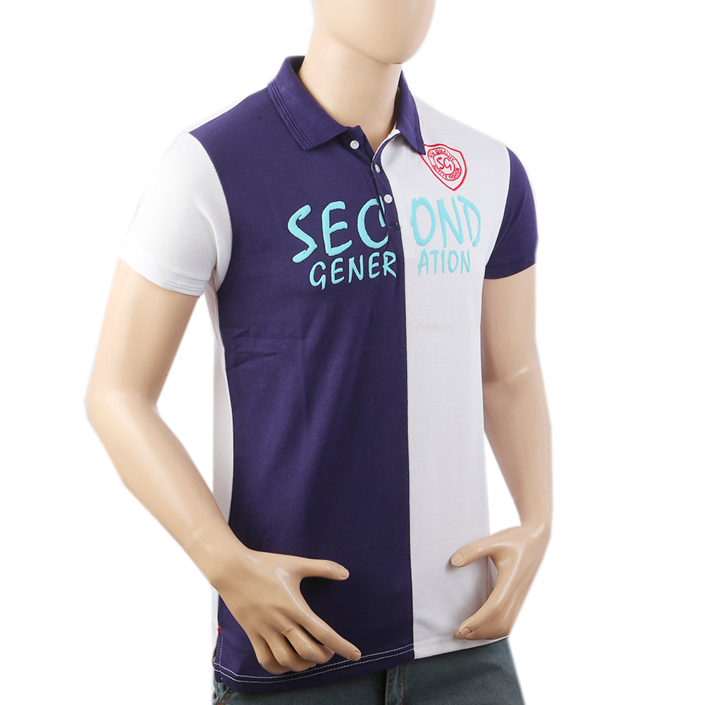 Men's Half Sleeves Polo T-Shirt - White, Men's T-Shirts & Polos, Chase Value, Chase Value