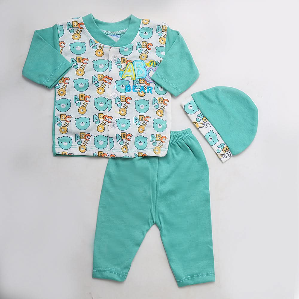 Newborn Boys Full Sleeves Suit - Steel Blue, Kids, NB Boys Sets And Suits, Chase Value, Chase Value