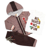 Boys Full Sleeves 3 Piece Suit - Red, Kids, Boys Sets And Suits, Chase Value, Chase Value