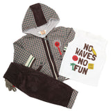 Boys Full Sleeves 3 Piece Suit - Green, Kids, Boys Sets And Suits, Chase Value, Chase Value