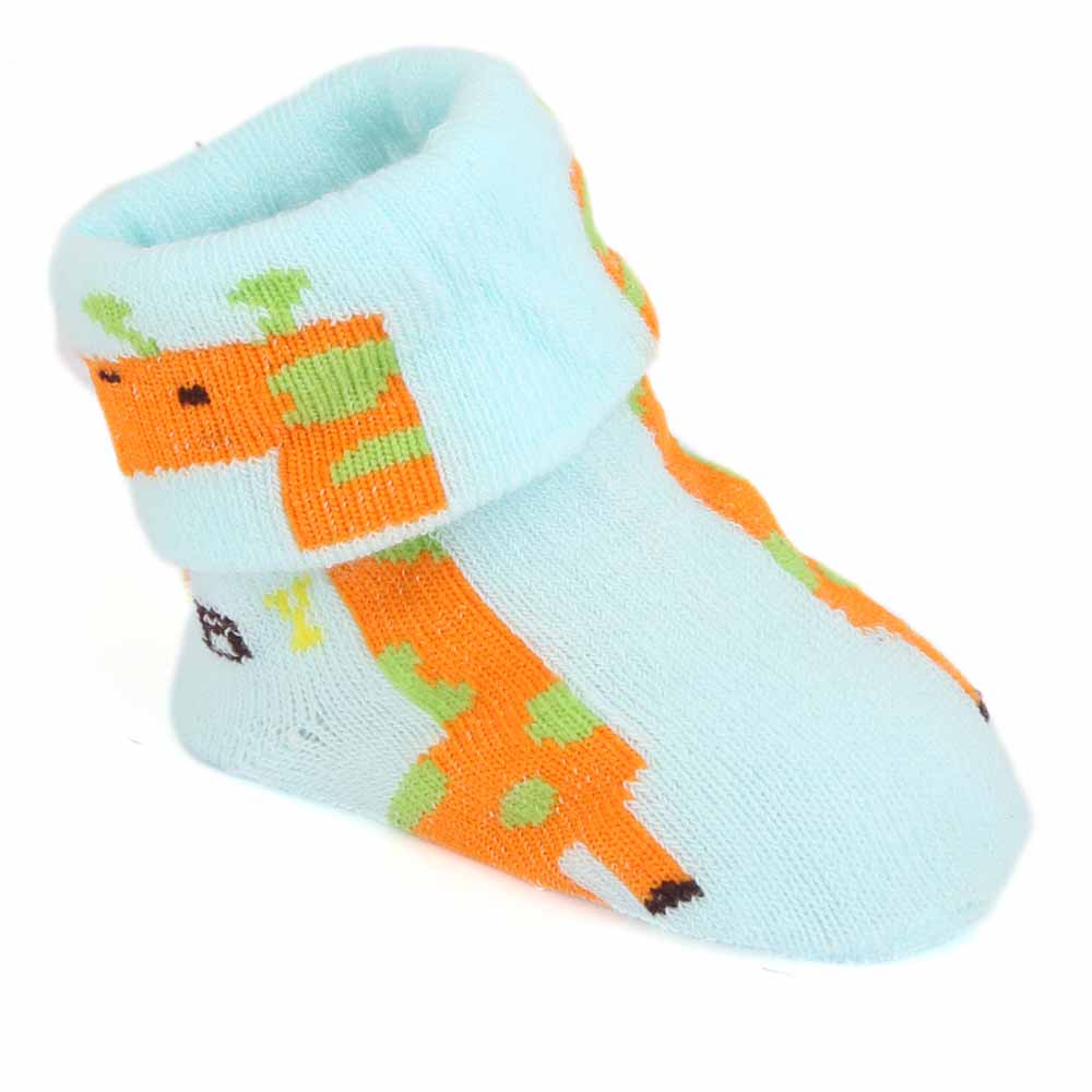 Newborn Booties - Cyan, Kids, NB Shoes And Socks, Chase Value, Chase Value