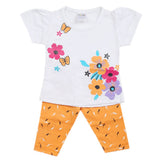 Newborn Girls Half Sleeves Suit - Peach, Kids, Newborn Girls Sets And Suits, Chase Value, Chase Value