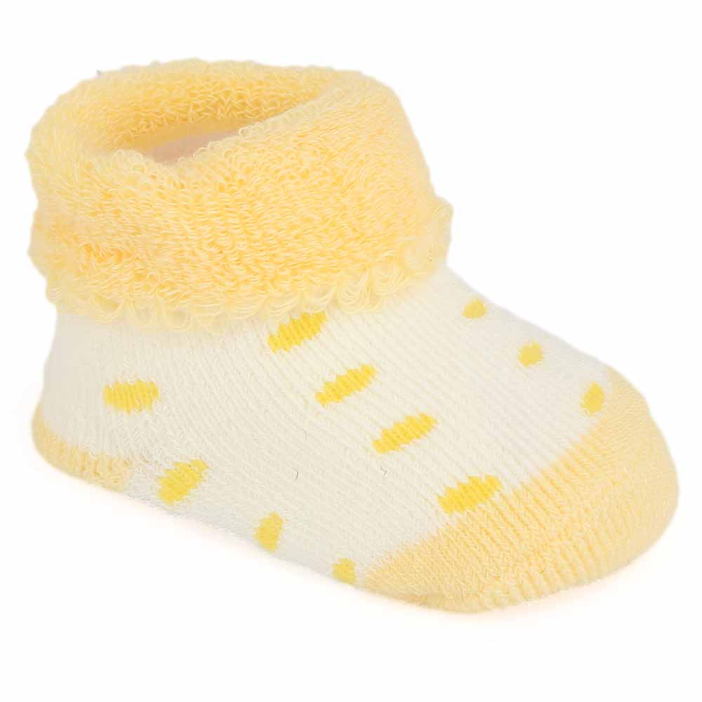 Newborn Booties - Yellow, Kids, NB Shoes And Socks, Chase Value, Chase Value