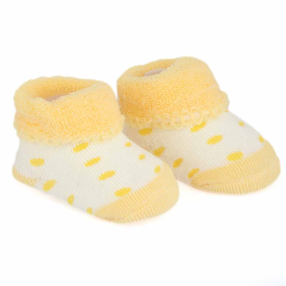 Newborn Booties - Yellow, Kids, NB Shoes And Socks, Chase Value, Chase Value
