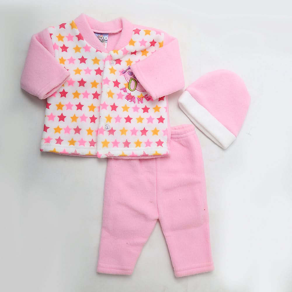 Newborn Boys Full Sleeves Polar Suit - Pink, Kids, NB Boys Sets And Suits, Chase Value, Chase Value