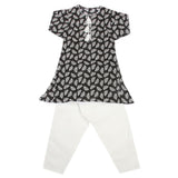 Girls Shalwar Suit - Black, Kids, Girls Shalwar Kameez, Chase Value, Chase Value
