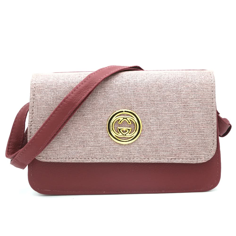 Women's Shoulder Bag 9137 - Maroon, Women, Bags, Chase Value, Chase Value