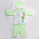 Newborn Boys Full Sleeves Polar Suit - Green, Kids, NB Boys Sets And Suits, Chase Value, Chase Value