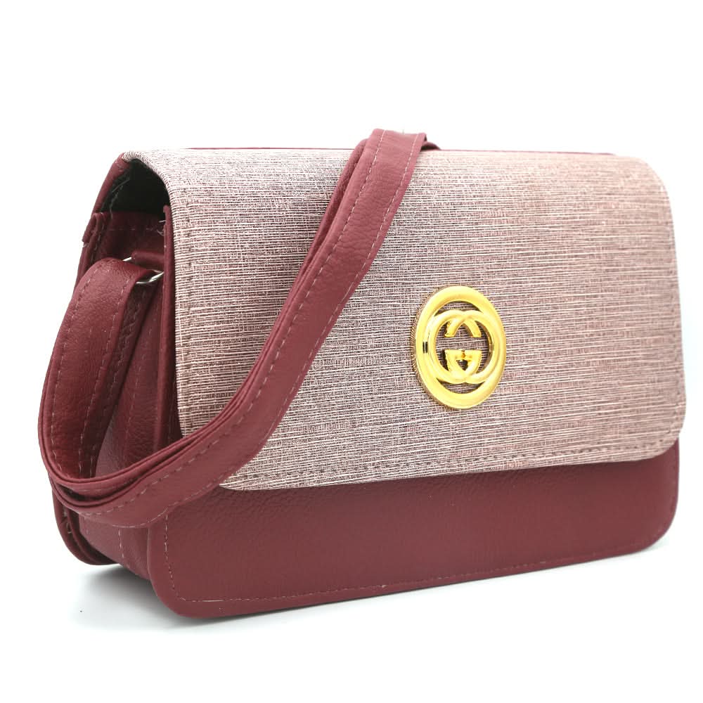 Women's Shoulder Bag 9137 - Maroon, Women, Bags, Chase Value, Chase Value