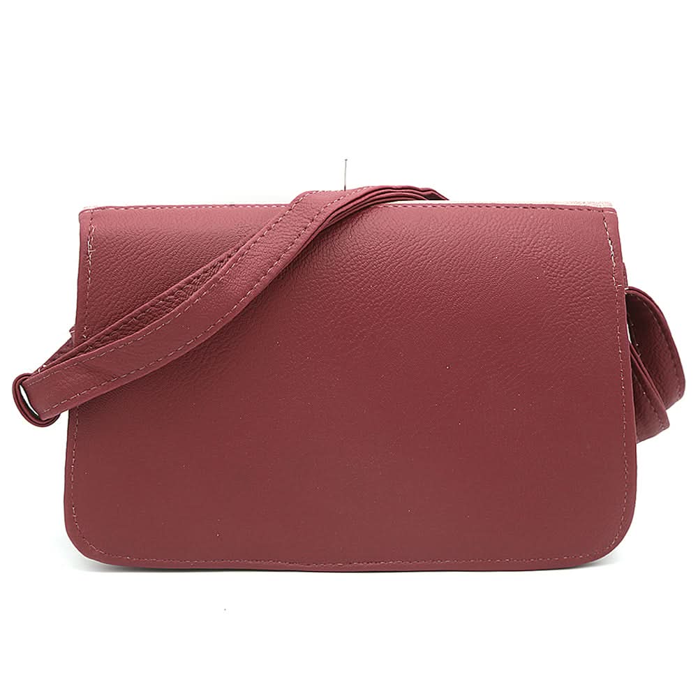 Women's Shoulder Bag 9137 - Maroon, Women, Bags, Chase Value, Chase Value