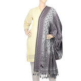 Women's Velvet Print  Peoar Shawl - Purple, Women, Shawls And Scarves, Chase Value, Chase Value