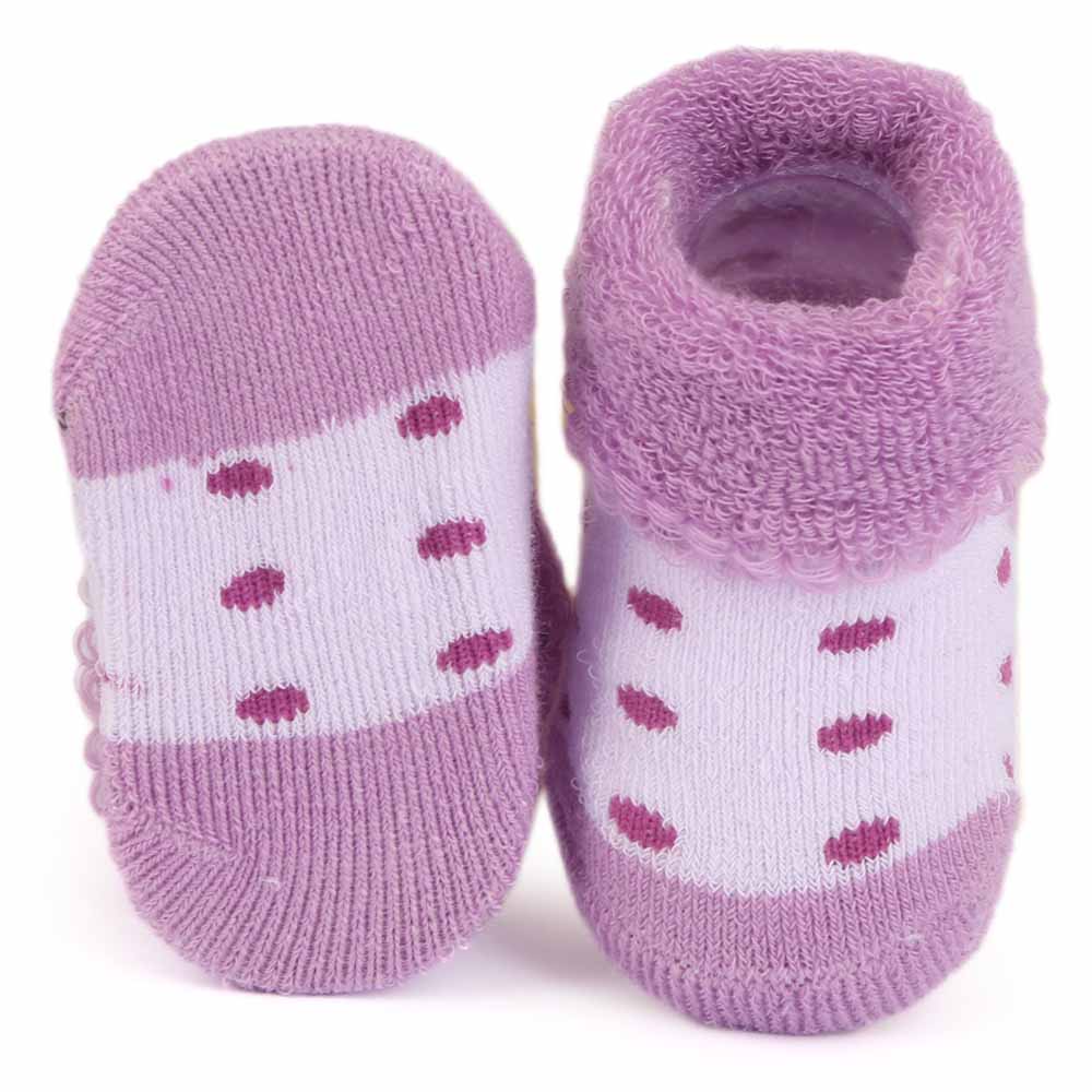 Newborn Booties - Purple, Kids, NB Shoes And Socks, Chase Value, Chase Value