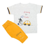 Boys Half Sleeves Short Suit - Yellow, Kids, Boys Sets And Suits, Chase Value, Chase Value