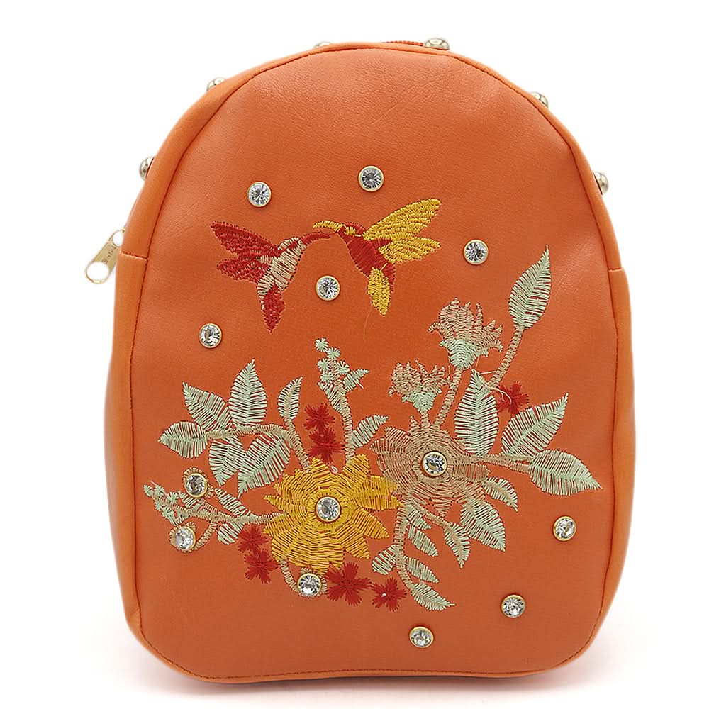 Girls backpack 7572B - Orange, Kids, Kids Bags, Chase Value, Chase Value