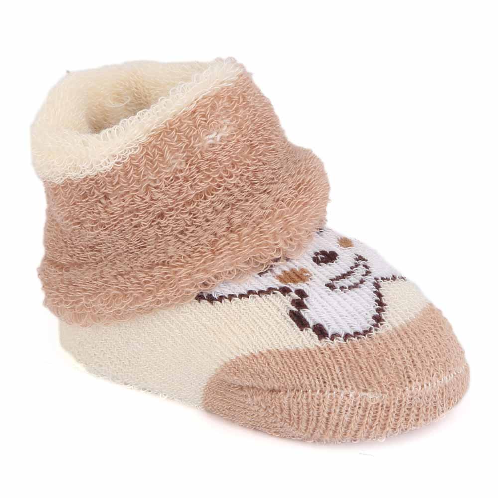 Newborn Booties - Brown, Kids, NB Shoes And Socks, Chase Value, Chase Value