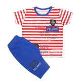Boys Half Sleeves Short Suit 32880 - Blue, Kids, Boys Sets And Suits, Chase Value, Chase Value