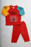 Newborn Boys Full Sleeves Polar Suit - Red, Kids, NB Boys Sets And Suits, Chase Value, Chase Value