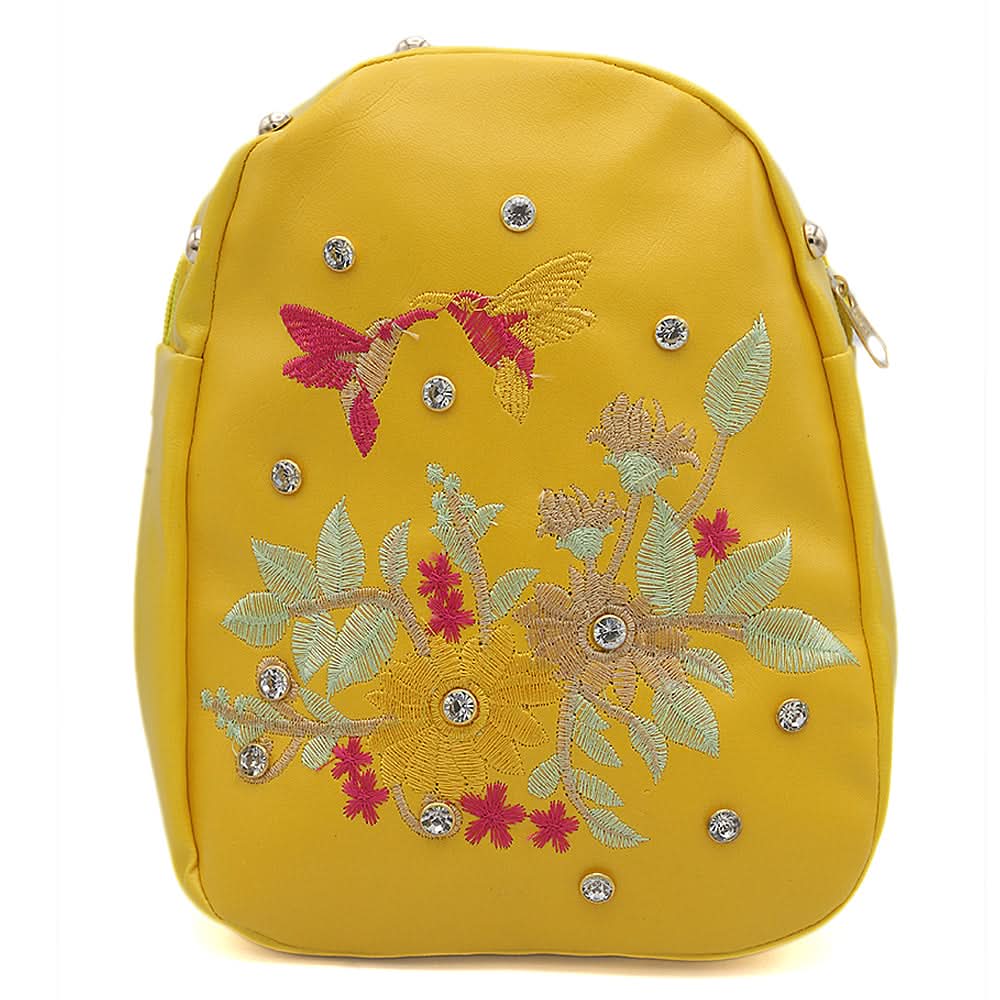Girls backpack 7572B - Yellow, Kids, Kids Bags, Chase Value, Chase Value