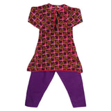 Girls Shalwar Suit - Purple, Kids, Girls Shalwar Kameez, Chase Value, Chase Value