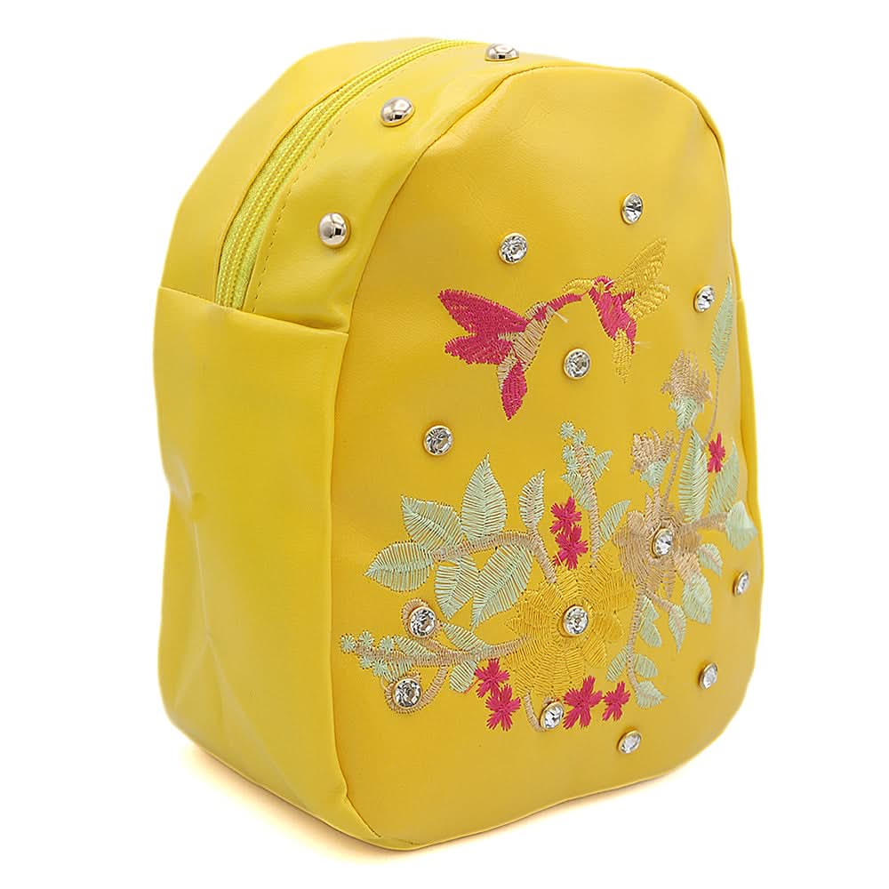 Girls backpack 7572B - Yellow, Kids, Kids Bags, Chase Value, Chase Value