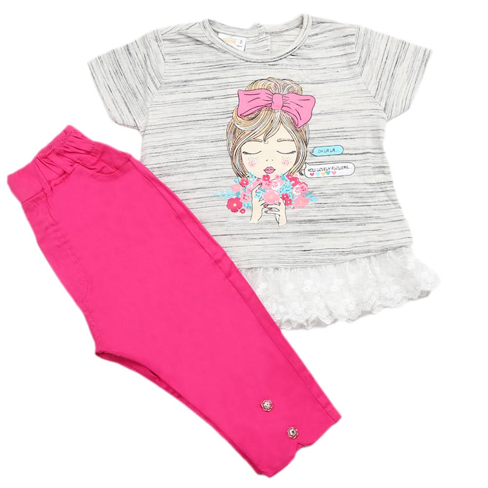 Girls Trouser Suit - Pink, Kids, Girls Sets And Suits, Chase Value, Chase Value
