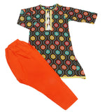 Girls Shalwar Suit - Orange, Kids, Girls Shalwar Kameez, Chase Value, Chase Value