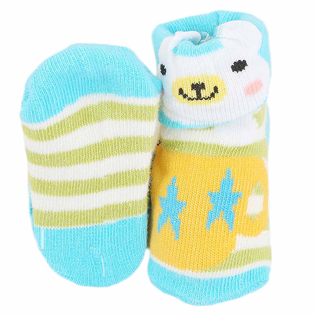 Newborn Booties 2 Pcs - Multi, Kids, NB Shoes And Socks, Chase Value, Chase Value
