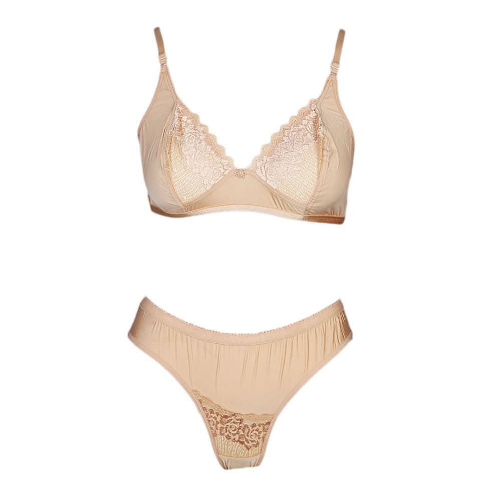Women's Bra & Panty Set - Skin, Women, Bra And Panty Sets, Chase Value, Chase Value