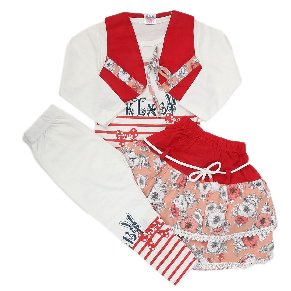 Girls Pant Suits 1181 - Red, Kids, Girls Sets And Suits, Chase Value, Chase Value