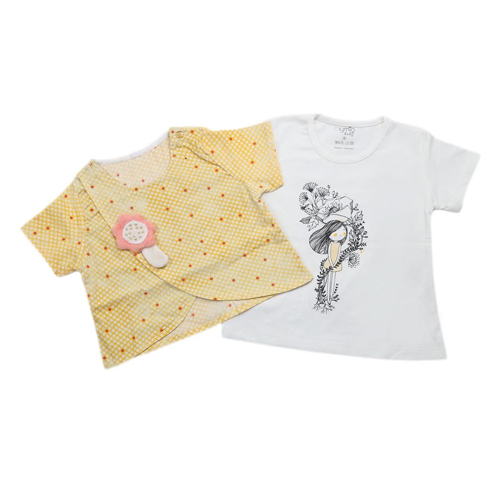 Girls Short Suit - Yellow, Kids, Girls Sets And Suits, Chase Value, Chase Value