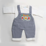 Newborn Boys Polar Romper - Steel Blue, Kids, NB Boys Rompers, Chase Value, Chase Value