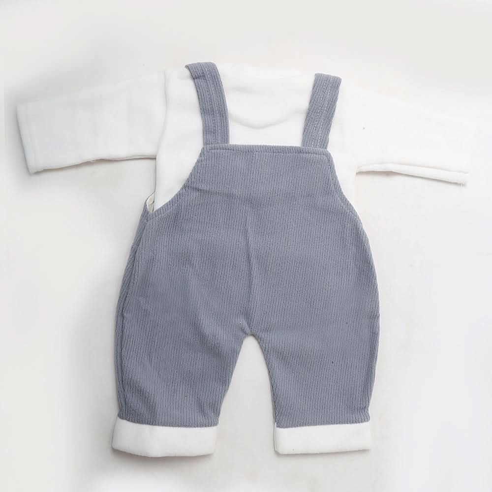 Newborn Boys Polar Romper - Steel Blue, Kids, NB Boys Rompers, Chase Value, Chase Value