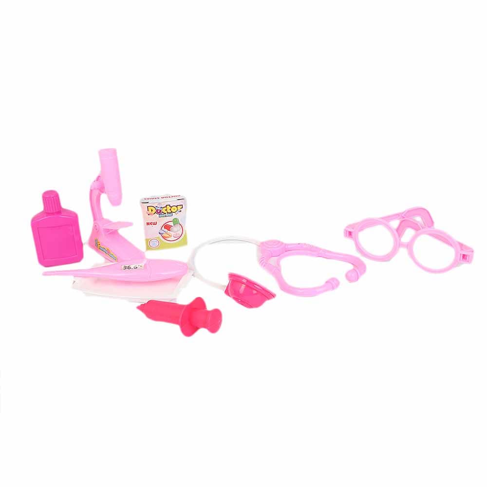 Doctor Set Toy 7 Pcs For Kids - Pink, Kids, Doctor & Other Sets, Chase Value, Chase Value