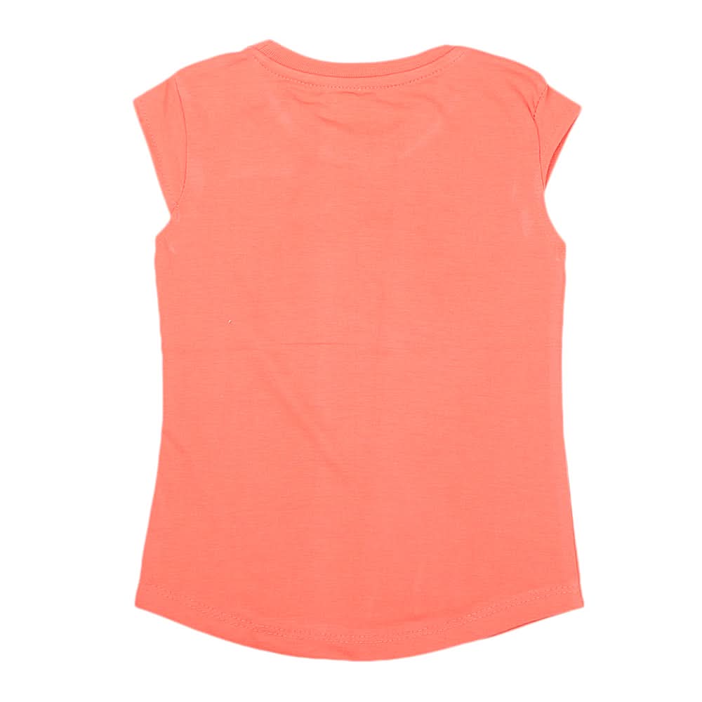 Girls Half Sleeves Printed T-Shirt 4712 16-24 - Pink, Kids, Girls T-Shirts, Chase Value, Chase Value