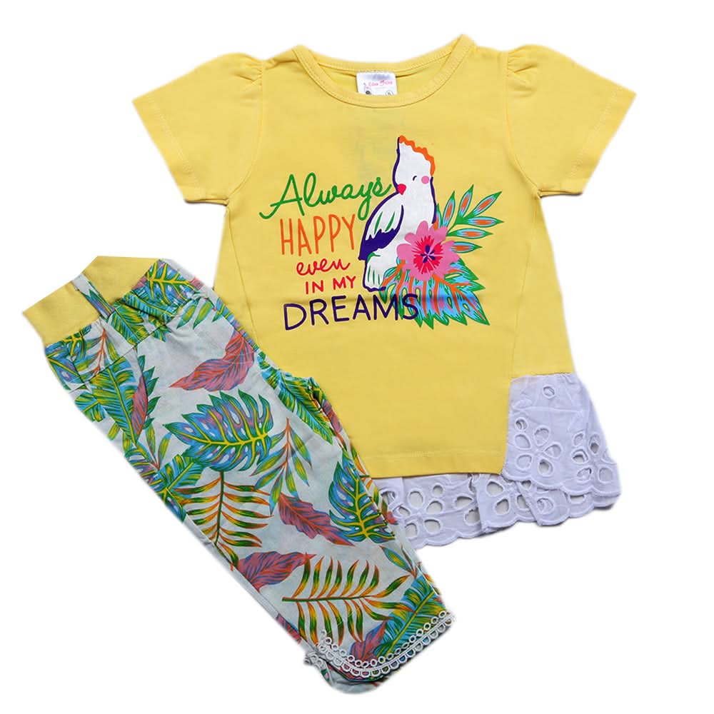 Girls Trouser Suit - Yellow, Kids, Girls Sets And Suits, Chase Value, Chase Value