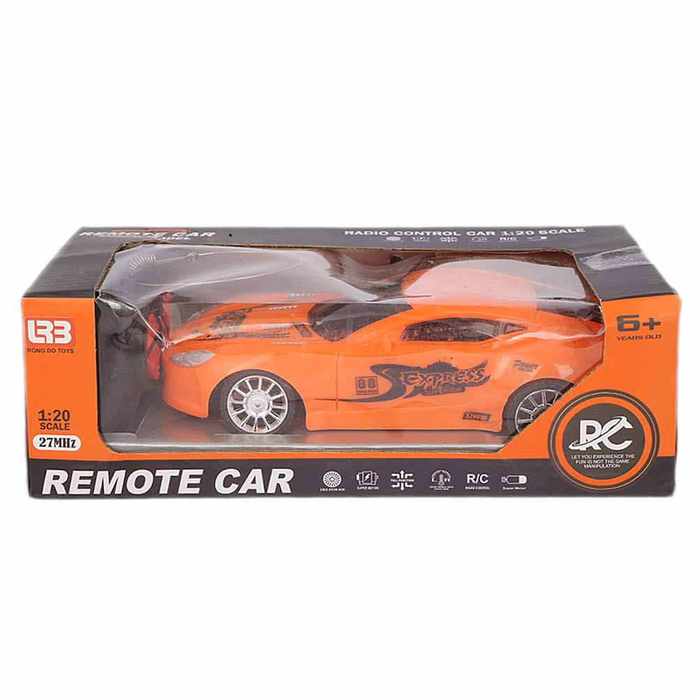 Remote Control Car - Orange, Kids, Remote Control, Chase Value, Chase Value