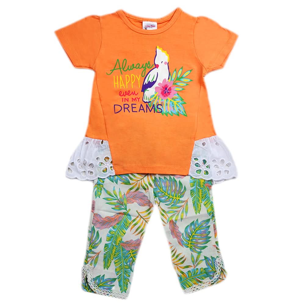 Girls Trouser Suit - Peach, Kids, Girls Sets And Suits, Chase Value, Chase Value