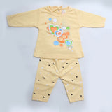 Newborn Girls Full Sleeves Suit - Yellow, Kids, NB Girls Sets And Suits, Chase Value, Chase Value
