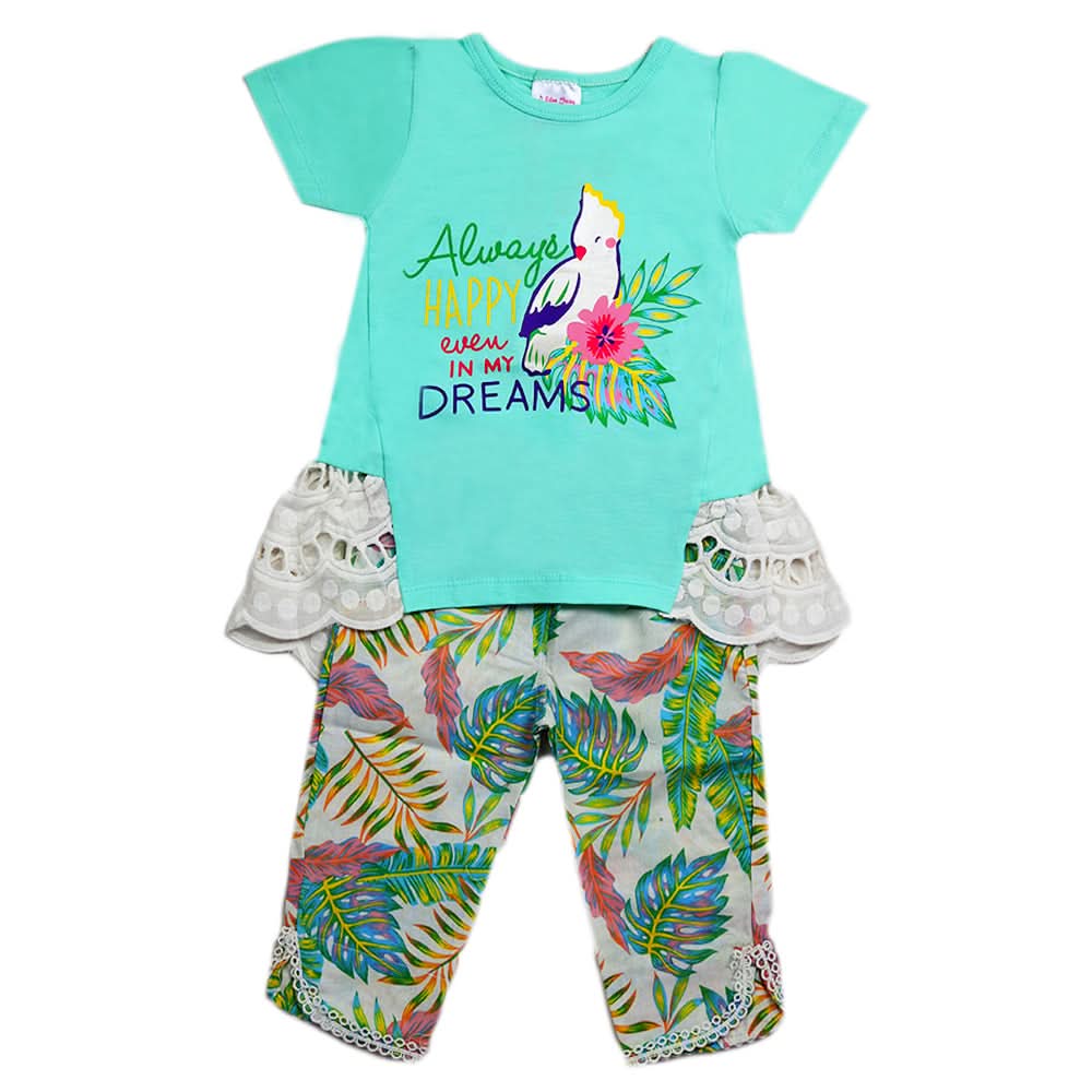 Girls Trouser Suit - Cyan, Kids, Girls Sets And Suits, Chase Value, Chase Value