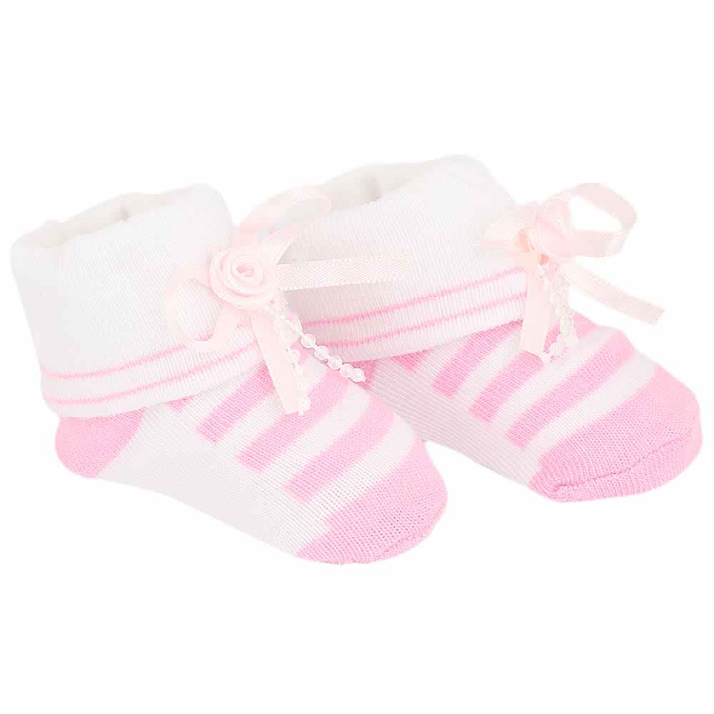 Newborn Booties - Pink, Kids, NB Shoes And Socks, Chase Value, Chase Value