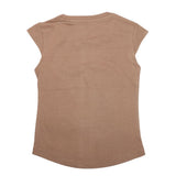 Girls Half Sleeves Printed T-Shirt 4705 16-24 - Brown, Kids, Girls T-Shirts, Chase Value, Chase Value