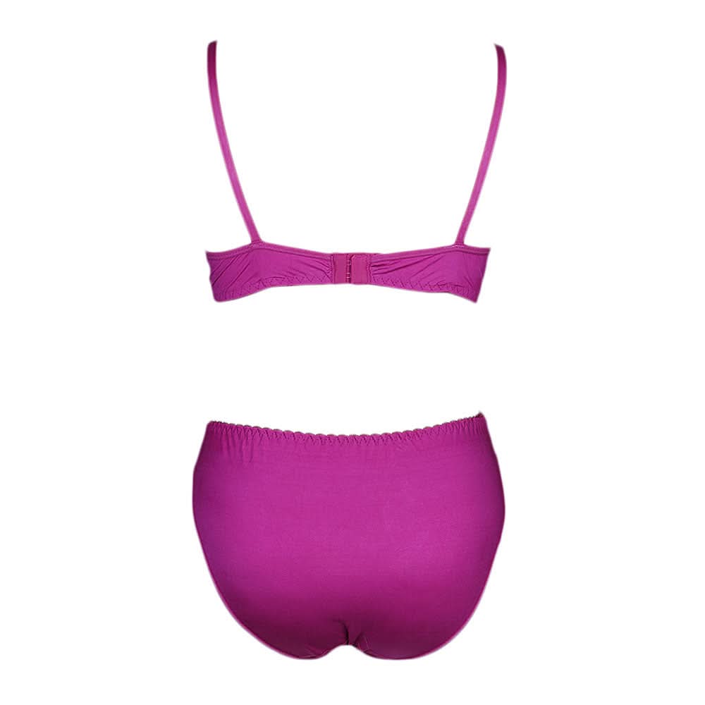 Women's Bra & Panty Set - Purple, Women, Bra And Panty Sets, Chase Value, Chase Value