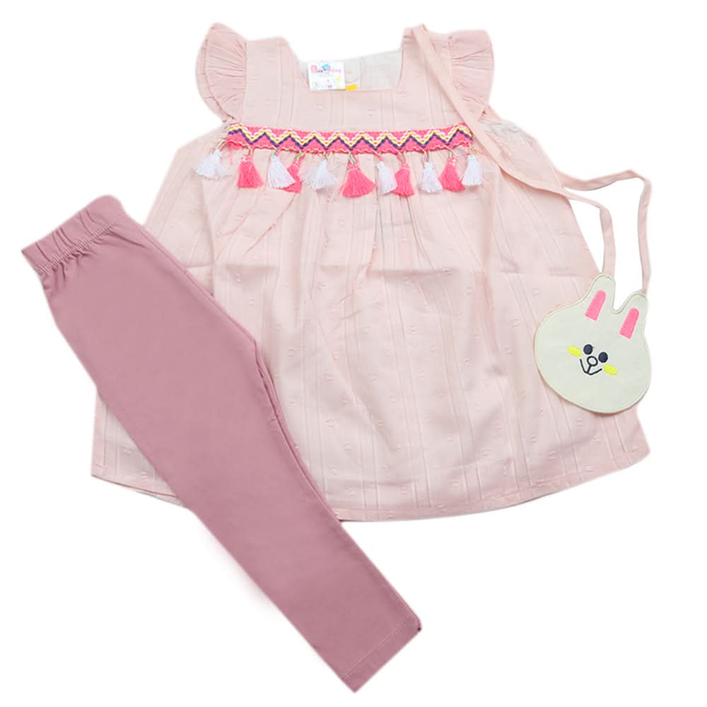 Girls Tights Suits - Pink, Kids, Girls Sets And Suits, Chase Value, Chase Value