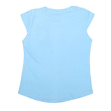 Girls Half Sleeves Printed T-Shirt 4707 16-24 - Blue, Kids, Girls T-Shirts, Chase Value, Chase Value