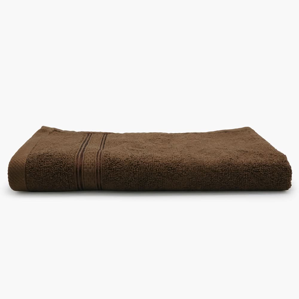 Terry Towel - Dark Brown, Bath Towels, Chase Value, Chase Value