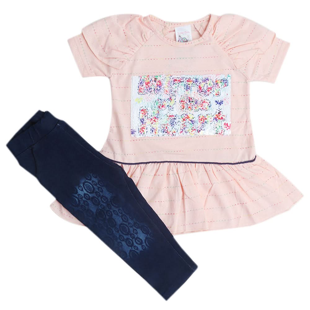 Girls Suit - Peach, Kids, Girls Sets And Suits, Chase Value, Chase Value